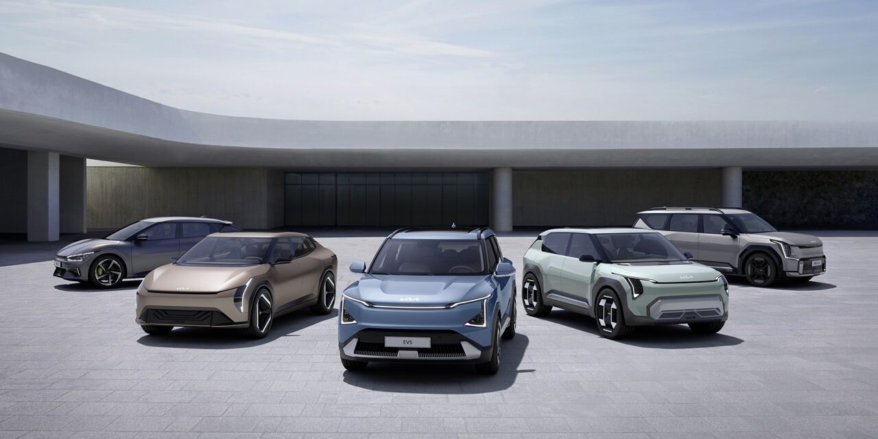 Kia accelerates EV revolution with reveal of EV5 and two concept models at first Kia EV day