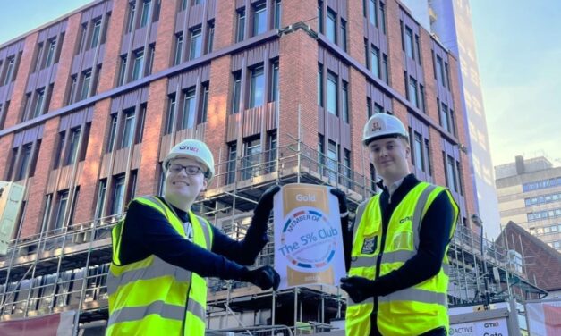 GMI Construction Group awarded Gold by The 5% Club