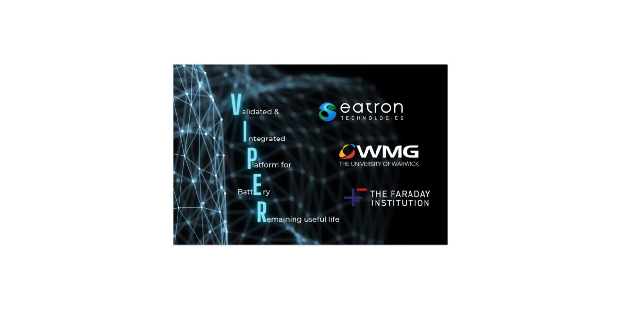 Eatron Technologies and WMG, University of Warwick deliver ground-breaking battery health algorithms