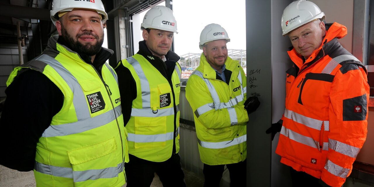 Steel signing ceremony marks important milestone in development of Birmingham’s Urban 8 Logistics Park