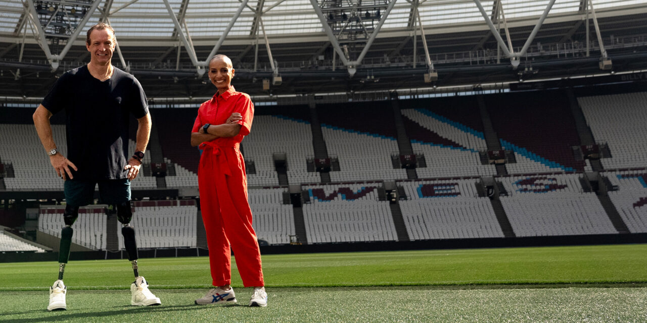 Richard Whitehead and Adele Roberts team up to champion inclusive running event at Olympic Park