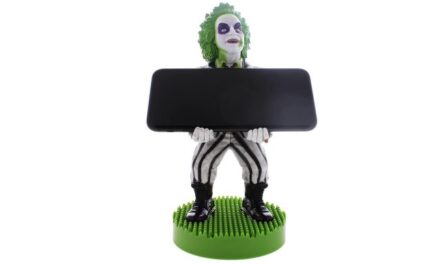 The Beetlejuice Cable Guy Phone & Controller Stand Brings The Classic Character Back to Life