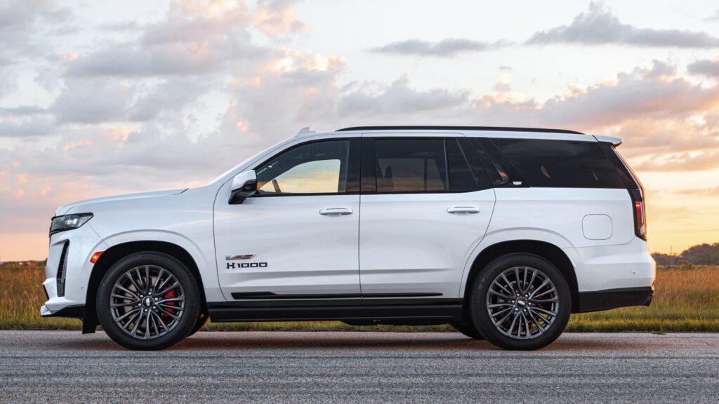 Hennessey’s 1,005 bhp Escalade-V launch leaves Lambo Huracan Evo standing