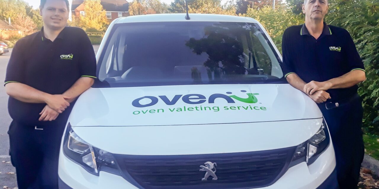 Father and son plot sparkling future with oven cleaning service Ovenu Rugby as demand heats up!