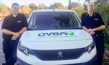 Father and son plot sparkling future with oven cleaning service Ovenu Rugby as demand heats up!