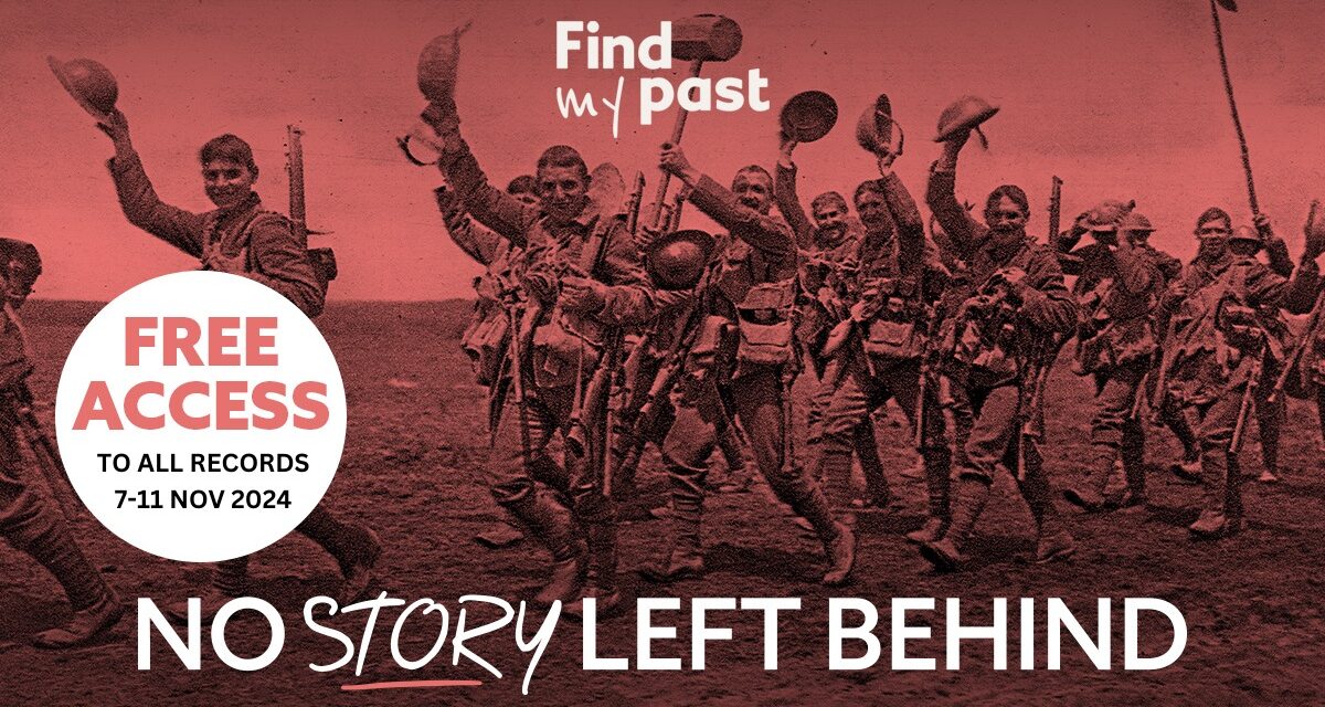 Uncover forgotten wartime stories with free access to Findmypast this Remembrance Day