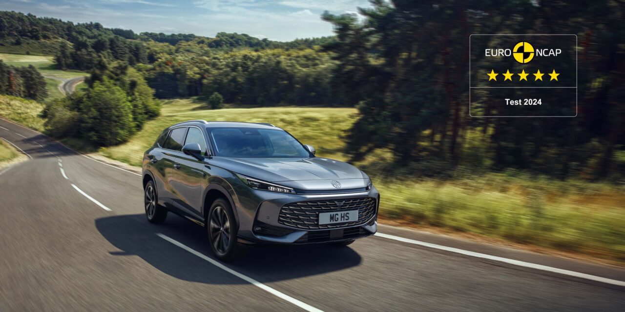 New MG HS secures outstanding safety rating