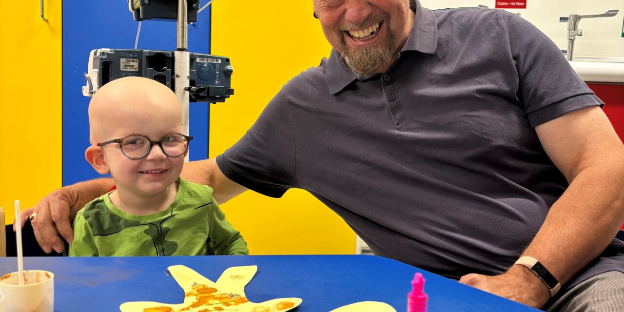 Children’s cancer charity Candlelighters celebrate pioneering at-home chemotherapy service.