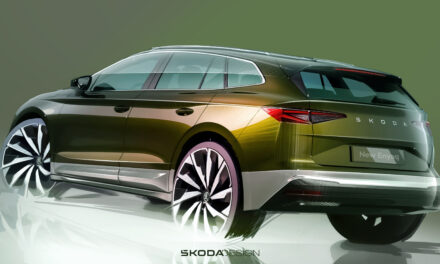 Exterior sketches of the new Škoda Enyaq family: Modern Solid update for the electric best-seller