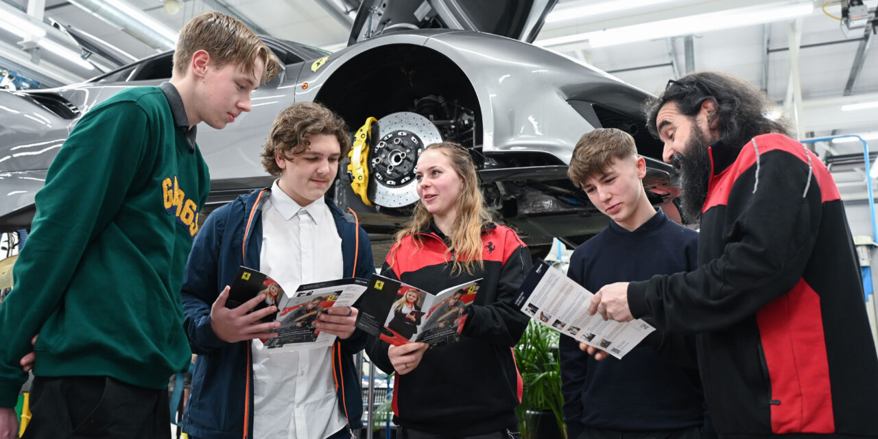 Ferrari North Europe invited to join the National Apprenticeship Week Supporters Club