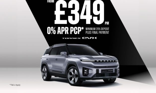 KGM Torres EVX now available from just £349 per month on 0% APR PCP finance offer