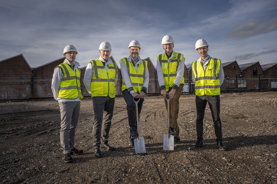 Bentley continues to develop its factory for an electric future as construction begins on Integrated Logistics Centre