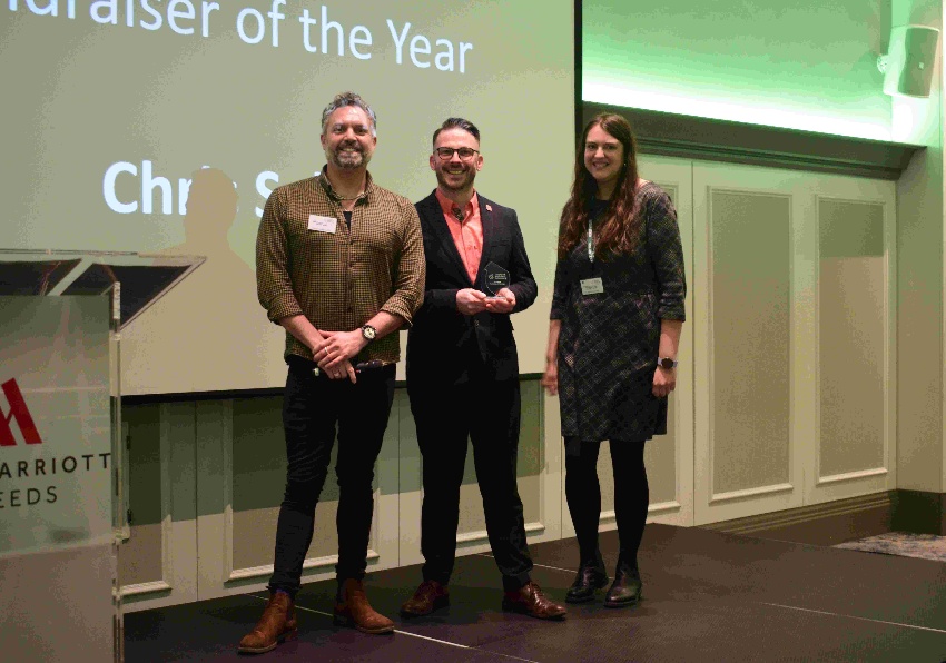 Children’s cancer charity manager achieves Fundraiser of the Year award.