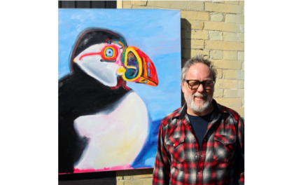 Artist and comedian Jim Moir (aka Vic Reeves) returns to Newcastle with a new exhibition celebrating Northumbrian birdlife and landmarks:  Knot Twister Prologue
