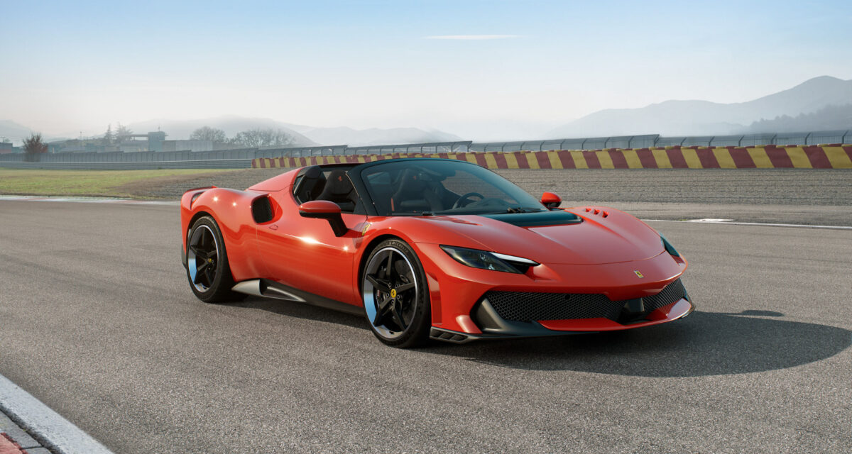 296 Speciale A: en plein air driving thrills reach new heights