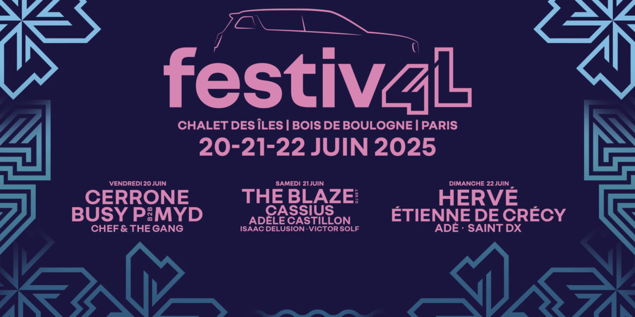 Festiv4L: Renault reveals the location, six new artists in the lineup, and opens public registration!