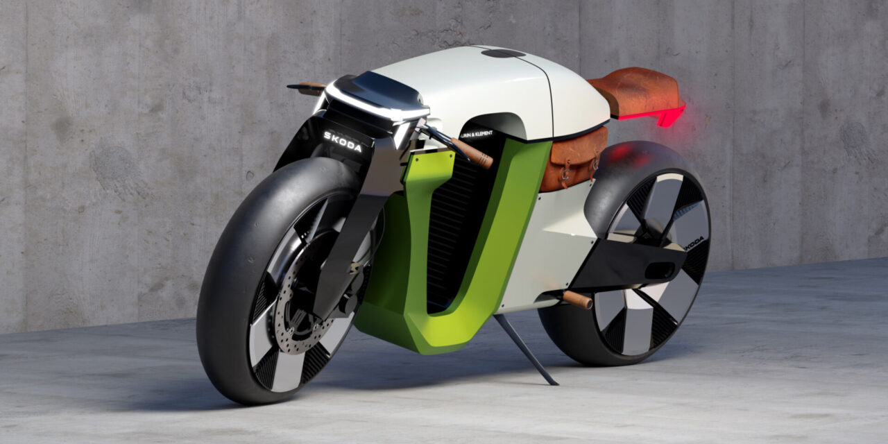 Bike to the future? Škoda re-imagines the brand’s iconic L&K motorcycle for the Modern Solid era