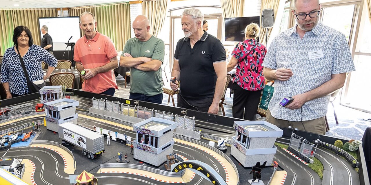 Solihull business owner tears up the (Scalextric) track!