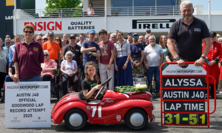 Goodwood pedal car lap record broken to raise money for Mission Motorsport