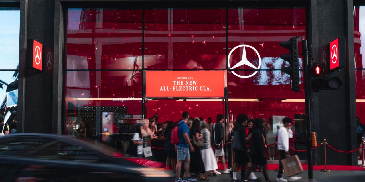 All-new Mercedes-Benz CLA lands in London for cutting-edge brand experience