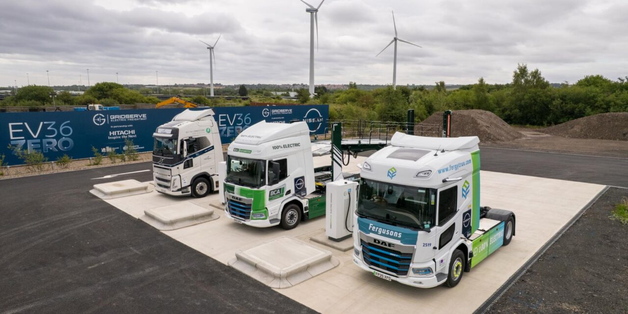 Nissan electrifies supply chain with electric truck charging station