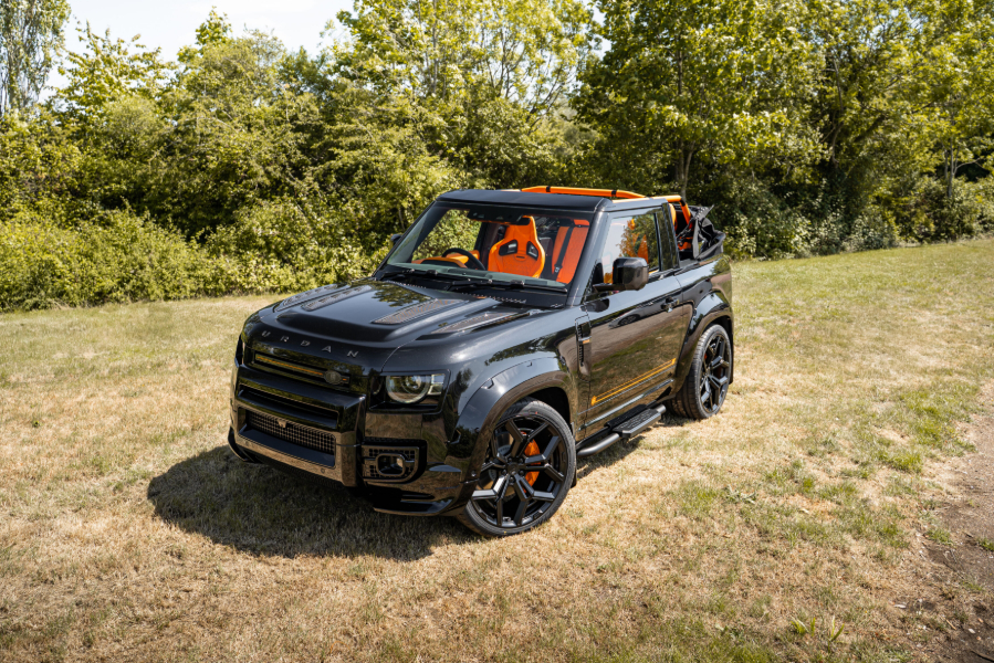 Urban Widetrack Heritage Series Soft-Top Land Rover Defender – ready for the beach and city streets