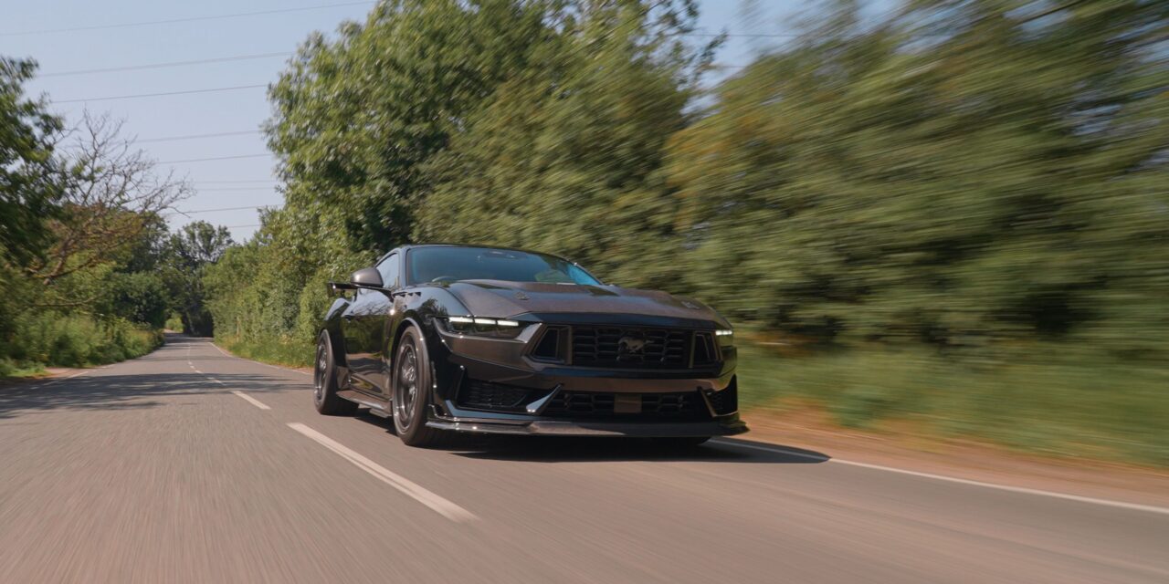 New 788 bhp supercharged Mustang Dark Horse launched by Clive Sutton