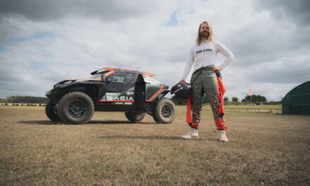 Music meets motorsport: Sam Ryder in the Dacia Sandrider!
