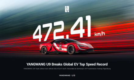 YANGWANG U9 Track Edition sets new global EV top-speed record: 472.41 km/h