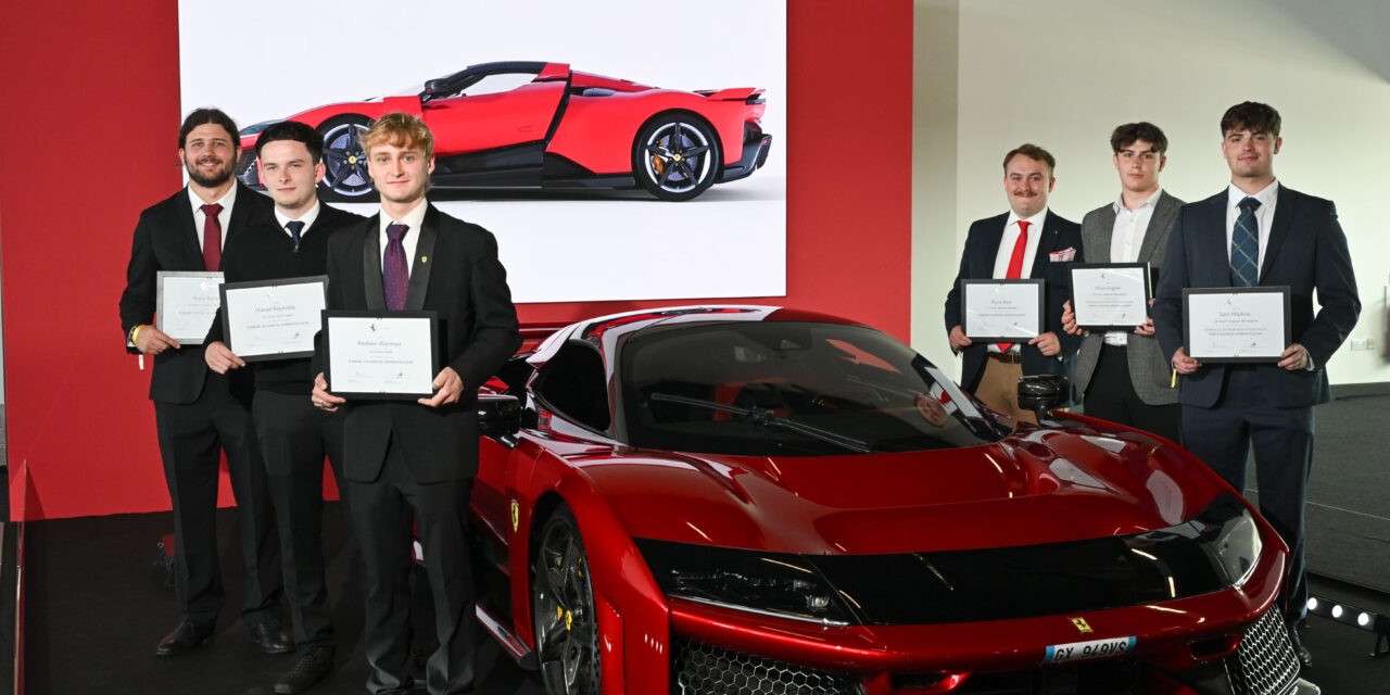 Six Ferrari Apprentices graduate in ceremony held at the season finale of the Ferrari Challenge Trofeo Pirelli UK Silverstone