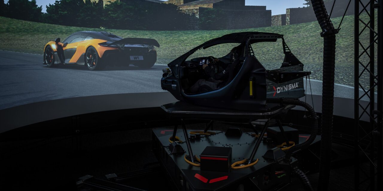 McLaren Automotive’s virtual development capabilities enhanced by state-of-the-art Dynisma Motion Generator™ simulator installed at the McLaren Technology Centre