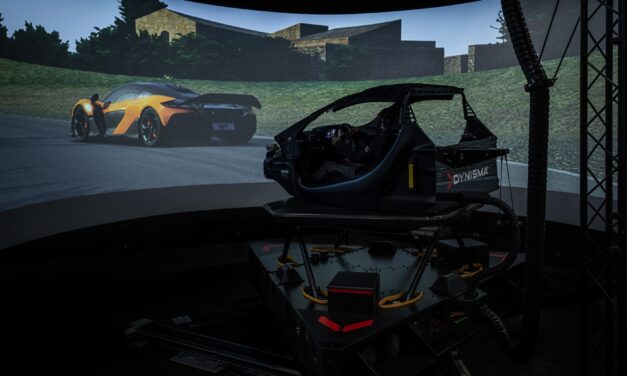 McLaren Automotive’s virtual development capabilities enhanced by state-of-the-art Dynisma Motion Generator™ simulator installed at the McLaren Technology Centre