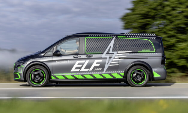 Mercedes-Benz ELF: a novel approach to charging electric vehicles