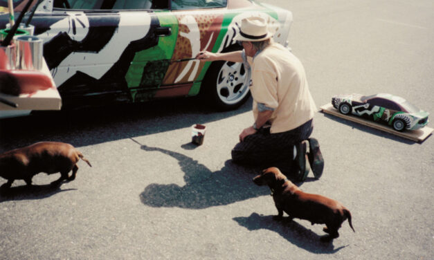 BMW is official partner of Frieze London. On the occasion of the BMW Art Car World Tour the 14th BMW Art Car by David Hockney is on display at The Peninsula London