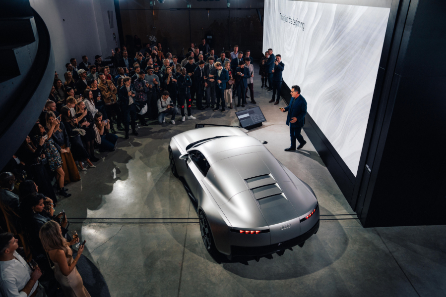 Audi Concept C lights up London