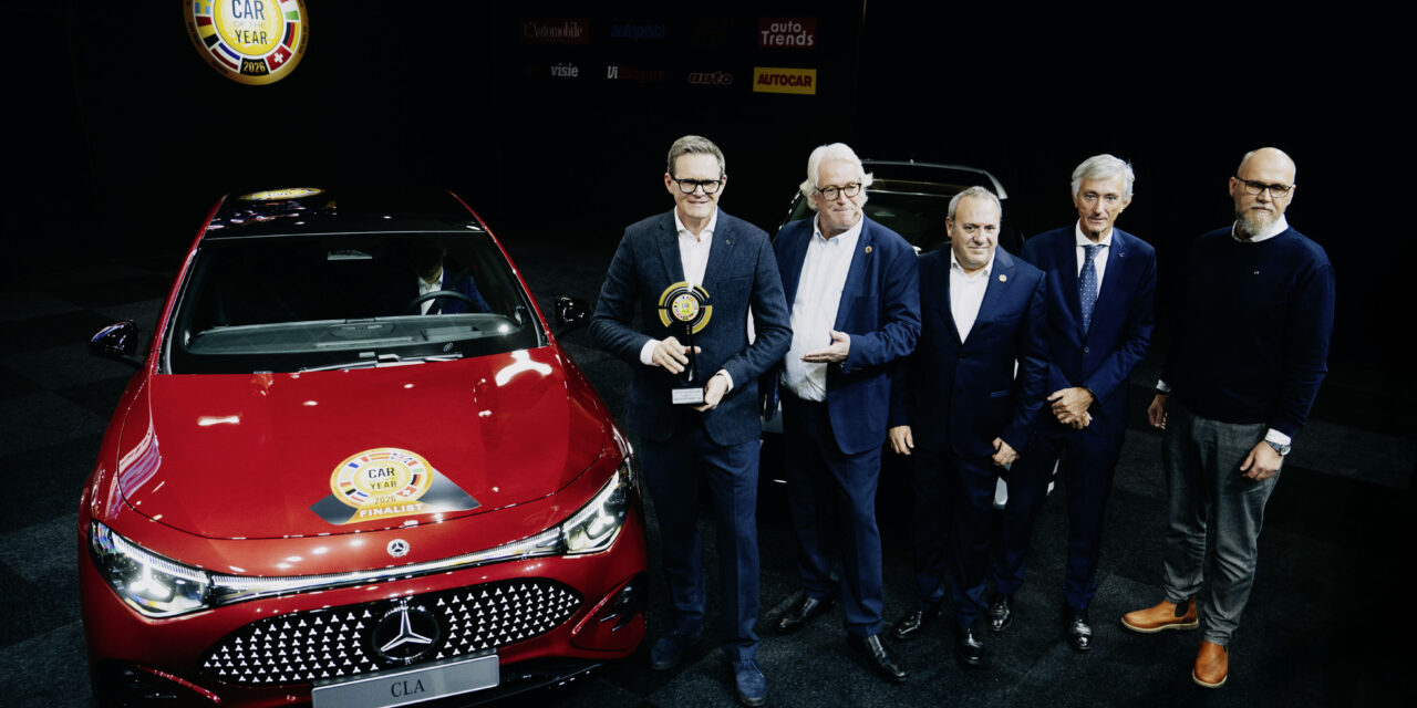 The all-new electric CLA is crowned the “Car of the Year 2026”