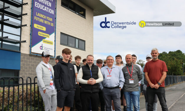 DERWENTSIDE COLLEGE AND HEWITSON LIMITED PARTNERSHIP CREATES OPPORTUNITIES FOR 12 FUTURE GROUNDWORKERS